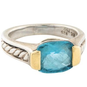 David Yurman Topaz cocktail ring Size 5.25